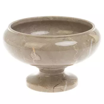 Фруктовница из натурального камня Мрамор Бежевый Natural Stone Fruit Bowls