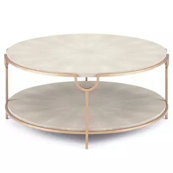 Gaston Stingray Texture Coffee Table Стол Серый скат