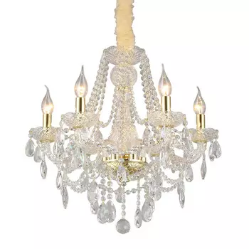 Хрустальная Люстра Tears Золотая