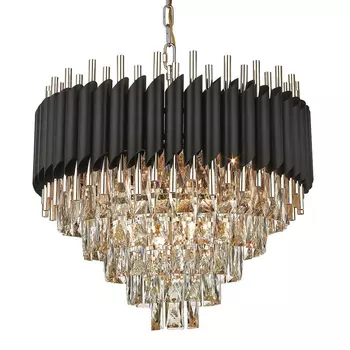 Хрустальная Люстра Waist Average Черная Матовая