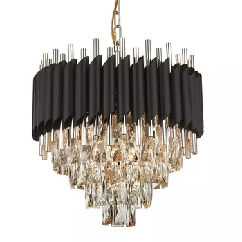Хрустальная Люстра Waist Reduced Черная Матовая