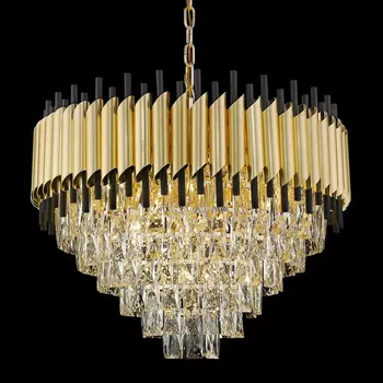 Хрустальная Люстра Waist Золотая