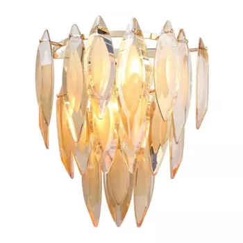 Хрустальное бра Feather Золото