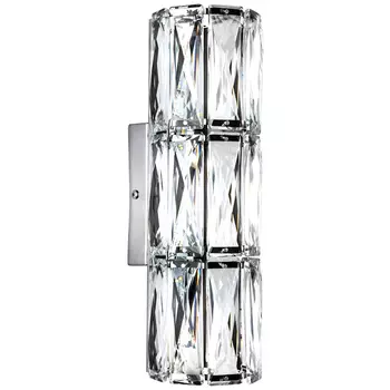 Хрустальное бра Marzia Crysral Chrome Wall Lamp