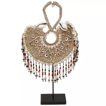 Этническое украшение из ракушек на подставке Aboriginal Shell Collar