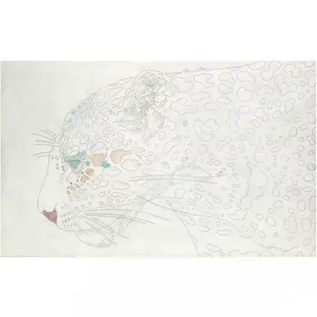 Картина белая Пантера Predatory Panther Family