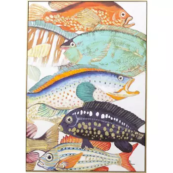 Картина Colorful Fish Painting