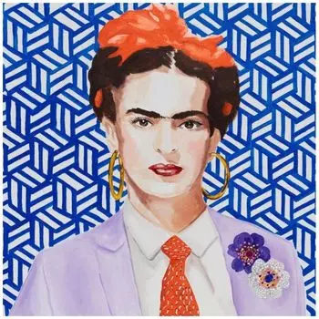 Картина Frida with Lavender Power Suit and Tie