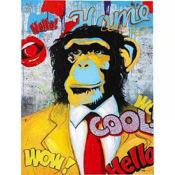 Картина Monkey multicolor