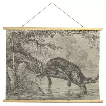 Картина подвесная Leopard on a Tree Poster
