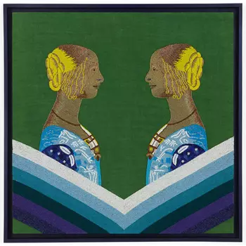 Картина Ренесанс ручная вышивка бисером RENAISSANCE REFLECTION BEADED ART