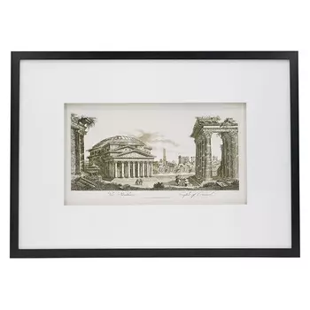 Картина с изображением архитектурных строений Roman paintings