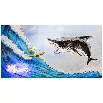 Картина Shark с декоративной подсветкой