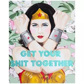 Картина Wonder Woman Get Your Shit Together