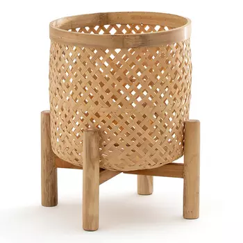 Кашпо на ножках из бамбука Bamboo Decor