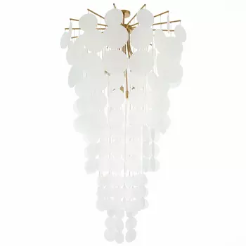 Каскадная Люстра Nimbus с рельефным стеклом Высота 200 см