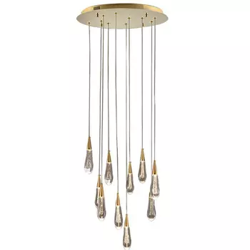 Каскадная Люстра Whisper Circle 10 плафонов