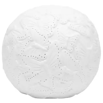 Керамическая настольная лампа White Butterfly