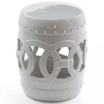 Керамический табурет Ceramic Chair white