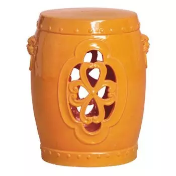 Керамический табурет Clover Garden Stool - Orange