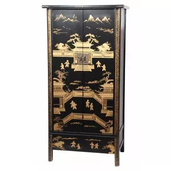 Китайский шкаф Black Gold Cabinet
