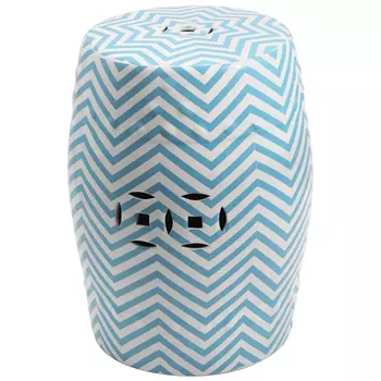 Китайский табурет Zigzag Pattern