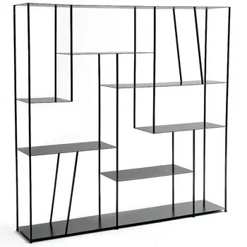 Книжный стеллаж из металла Menzie Square Metal Rack