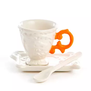 Кофейная пара Seletti I-Coffee Orange