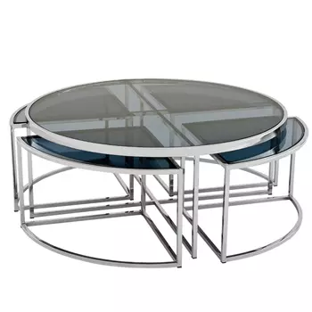 Кофейный стол Eichholtz Coffee Table Padova Stainless steel