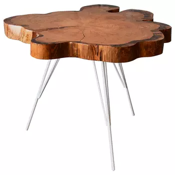 Кофейный стол Korben Industrial Metal Rust Coffee Table