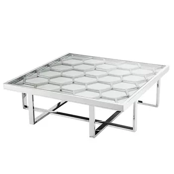 Кофейный стол Philipp Plein Coffee Table Skeleton Chrome