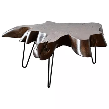 Кофейный стол Tallulah Industrial Metal Rust Coffee Table