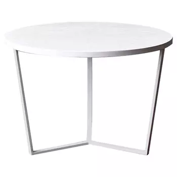 Кофейный стол Thea White Industrial Metal Rust Coffee Table