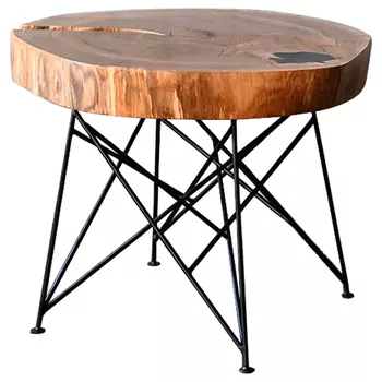 Кофейный стол Vargas Industrial Metal Rust Coffee Table