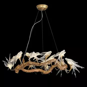 Кольцевая декоративная люстра The swallow nest
