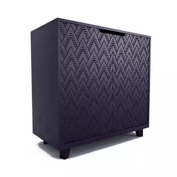 Комод черный орнамент треугольники Brian