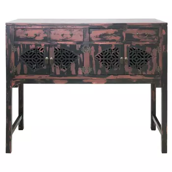 Комод деревянный Retro with four doors