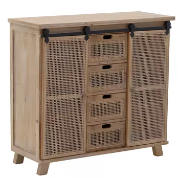 Комод из дерева и ротанга Rosita Wood chest of drawers