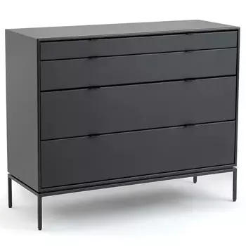 Комод из металла и кожи Guarin Chest of Drawers