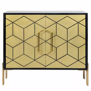 Комод с фасадом цвета латуни Moderare