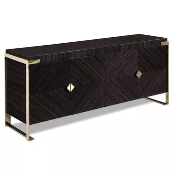 Комод в стиле арт-деко Mercer Golden Geometry