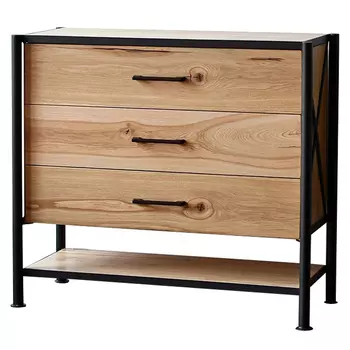 Комод в стиле лофт Terrence Industrial Metal Rust Chest of Drawers