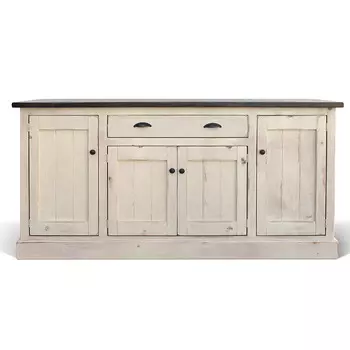 Комод в стиле прованс Maiken Provence HARMONIE Weathered Light Ivory Слоновая кость