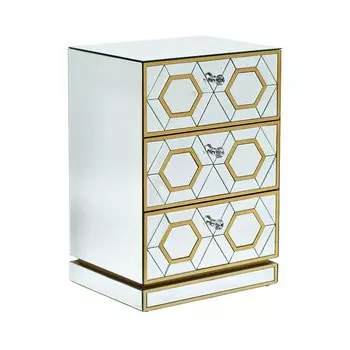 Комод зеркальный с 3-мя ящиками Mirrored Commode 3 drawers