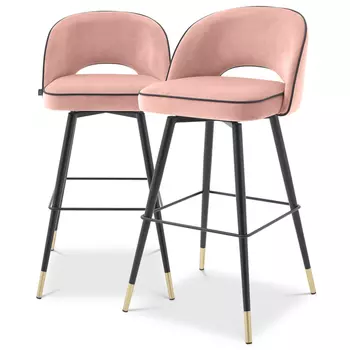 Комплект барных стульев Eichholtz Bar Stool Cliff set of 2 nude