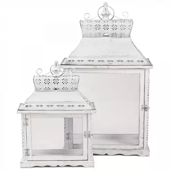 Комплект из 2-х подсвечников Provence Glass Huts
