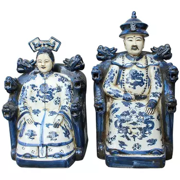 Комплект из двух статуэток Emperor and Empress