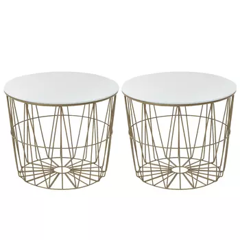 Комплект приставных столов Nieves Gold Table