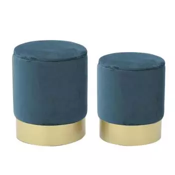 Комплект пуфов Golden Belt Deep Blue