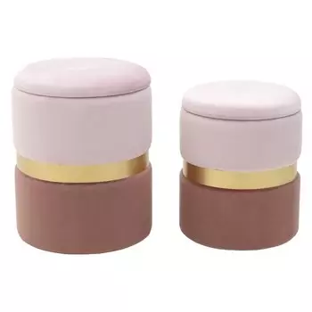 Комплект пуфов Golden Belt Soft Pink & Deep Pink